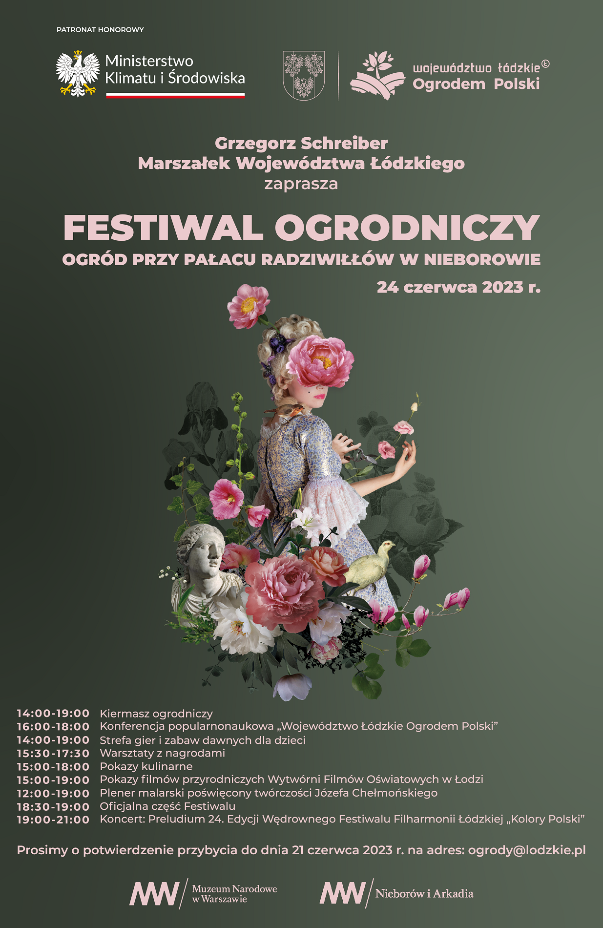 Festiwal ogrodniczy w Nieborowie 24 czerwca 2023 r.